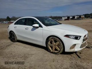 2022 Mercedes-Benz A 220 with VIN W1K3G4EB0NJ349774, listed as a Copart auction lot 45664385 with 18,779 mi miles and Salvage Title. Bid and sale history available at DreamBid. Image 4.