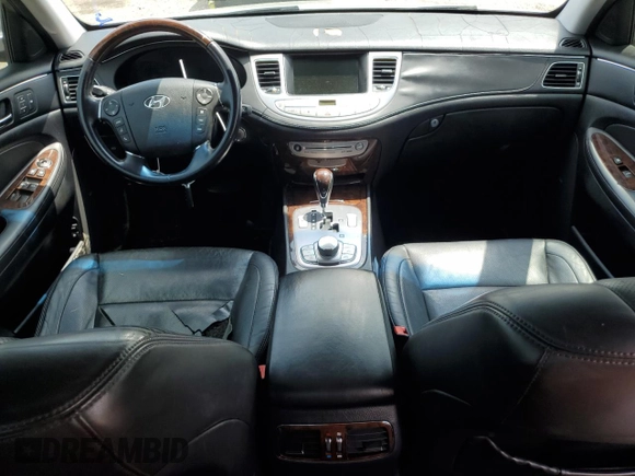 2011 Hyundai Genesis with VIN KMHGC4DF1BU119646, listed as a Copart auction lot 54144445 with Not Provided miles and Salvage Title. Bid and sale history available at DreamBid. Image 8.