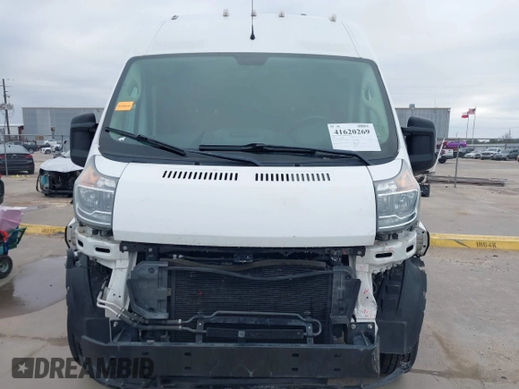2021 Ram ProMaster Cargo with VIN 3C6MRVJG6ME551859, listed as a IAAI auction lot 41620269 with 71,790 mi miles and . Bid and sale history available at carsss.com. Image 13.