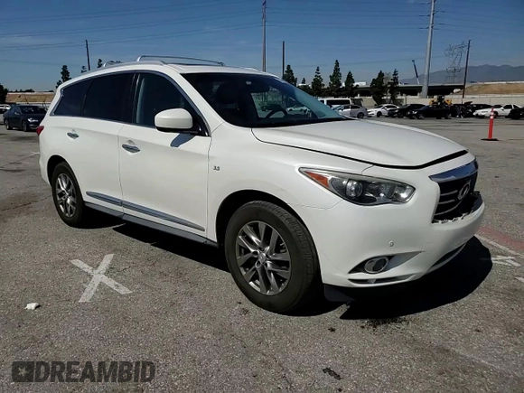 2015 Infiniti QX60 with VIN 5N1AL0MM7FC537881, listed as a Copart auction lot 50093845 with 100,988 mi miles and Salvage Title. Bid and sale history available at DreamBid. Image 12.