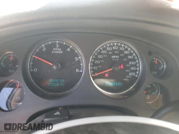 2008 Chevrolet Suburban LTZ with VIN 1GNFK163X8R203214, listed as a Copart auction lot 48798295 with 172,576 mi miles and Salvage Title. Bid and sale history available at carsss.com. Image 9.