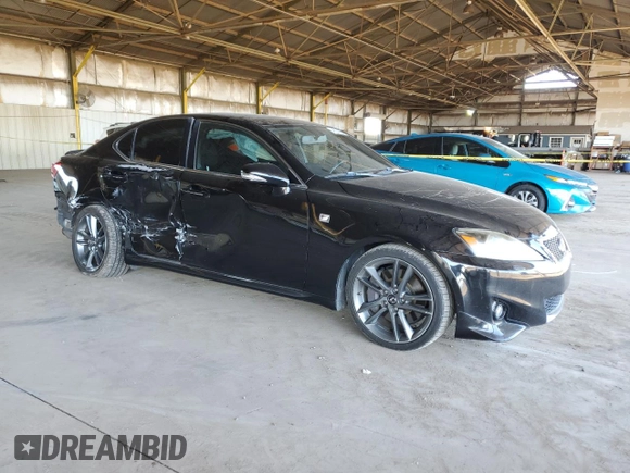 2011 Lexus IS 350 with VIN JTHBE5C29B5027271, listed as a Copart auction lot 46533325 with 163,037 mi miles and Salvage Title. Bid and sale history available at carsss.com. Image 4.