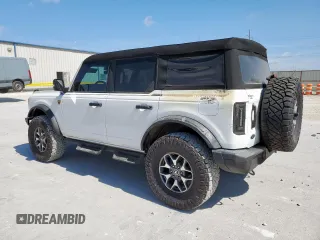 2024 Ford Bronco Badlands with VIN 1FMEE9BP3RLA25956, listed as a Copart auction lot 62846675 with 2,740 mi miles and Salvage title. Bid and sale history available at DreamBid. Image 2.