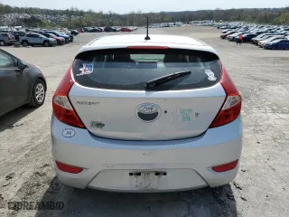 2016 Hyundai Accent Sport with VIN KMHCU5AE5GU244458, listed as a Copart auction lot 53990295 with 206,219 mi miles and Clean Title. Bid and sale history available at carsss.com. Image 6.