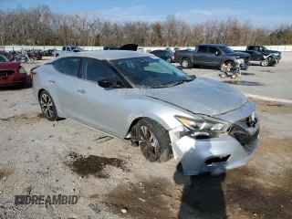 2017 Nissan Maxima SV with VIN 1N4AA6AP2HC379857, listed as a Copart auction lot 84594564 with 121,408 mi miles and Salvage Title. Bid and sale history available at carsss.com. Image 4.