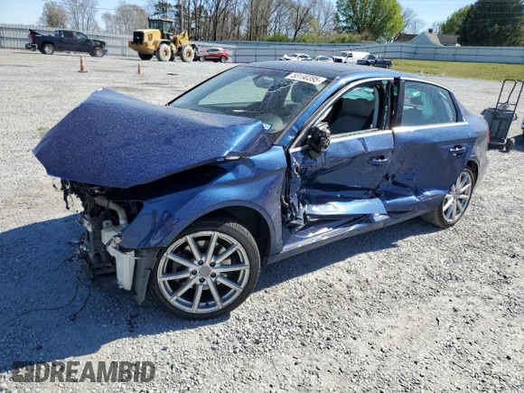 2015 Audi A3 1.8T Premium Plus with VIN WAUCCGFF9F1070198, listed as a Copart auction lot 50190395 with 0 mi miles and Salvage Title. Bid and sale history available at carsss.com. Image 1.
