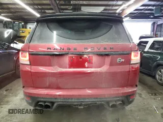 2016 Land Rover Range Rover Sport SVR with VIN SALWZ2EFXGA123133, listed as a Copart auction lot 89399755 with 80,768 mi miles and Salvage title. Bid and sale history available at DreamBid. Image 6.