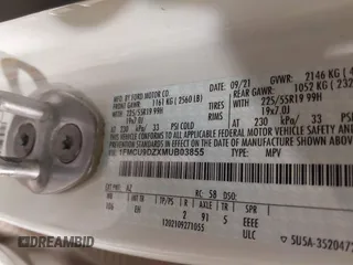 2021 Ford Escape Titanium Hybrid с VIN 1FMCU9DZXMUB03855, выставлен на аукционе IAAI как лот 41498132 с пробегом 63 892 миль миль и . История ставок и продаж доступна на DreamBid. Изображение 9.