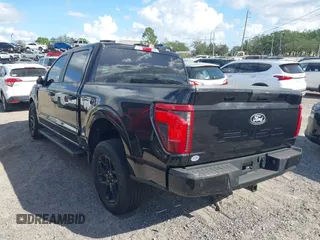 2024 Ford F-150 STX with VIN 1FTEW2KP6RKE37898, listed as a IAAI auction lot 41128541 with 3,409 mi miles and . Bid and sale history available at carsss.com. Image 3.