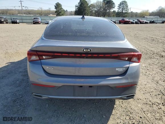 2021 Kia K5 LX with VIN 5XXG24J25MG001598, listed as a Copart auction lot 49358575 with 99,071 mi miles and Salvage Title. Bid and sale history available at carsss.com. Image 6.