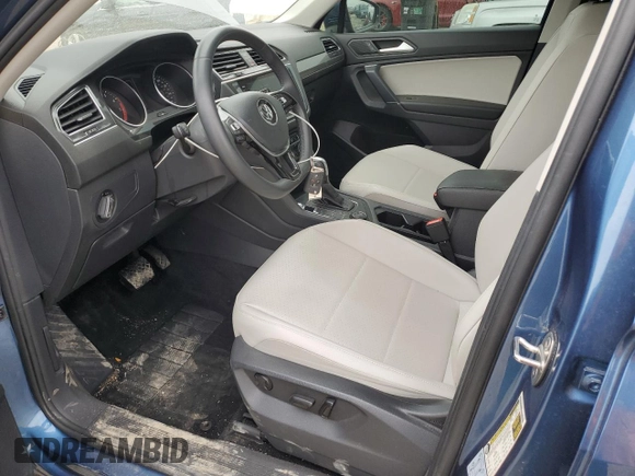 2020 Volkswagen Tiguan SE with VIN 3VV2B7AX2LM082646, listed as a Copart auction lot 51425425 with 53,110 mi miles and Salvage Title. Bid and sale history available at DreamBid. Image 7.