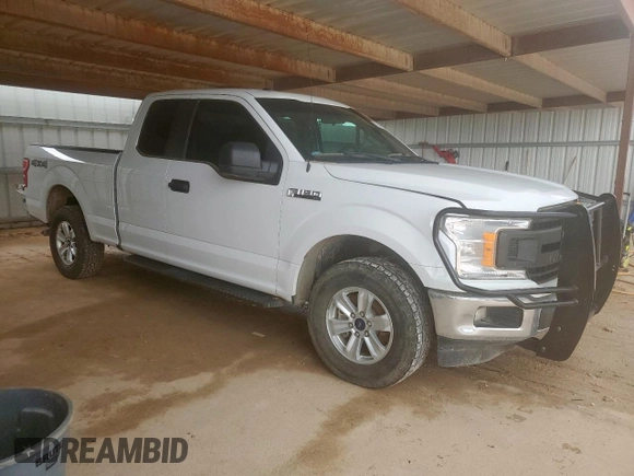 2018 Ford F-150 XL with VIN 1FTFX1E54JKF31126, listed as a Copart auction lot 62554575 with 182,681 mi miles and Clean title. Bid and sale history available at DreamBid. Image 4.