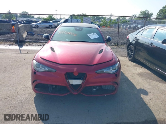 2023 Alfa Romeo Giulia Quadrifoglio with VIN ZARFAMEVXP7671394, listed as a IAAI auction lot 42758075 with Not provided miles and . Bid and sale history available at DreamBid. Image 6.