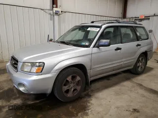 2003 Subaru Forester XS with VIN JF1SG656X3H749002, listed as a Copart auction lot 79035104 with 183,517 mi miles and Salvage Title. Bid and sale history available at carsss.com. Image 1.