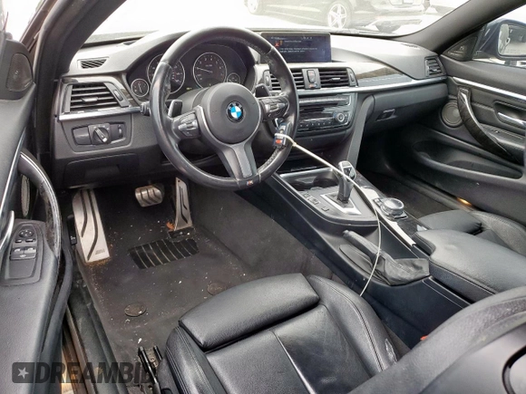 2015 BMW 4 Series 435i with VIN WBA3R1C59FK193405, listed as a Copart auction lot 52563835 with 86,820 mi miles and Salvage title. Bid and sale history available at DreamBid. Image 8.