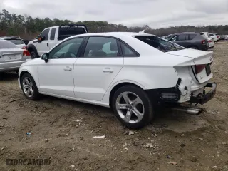 2017 Audi A3 Sedan Premium with VIN WAUAUGFFXH1061906, listed as a Copart auction lot 44258753 with 90,335 mi miles. Bid and sale history available at carsss.com. Image 2.