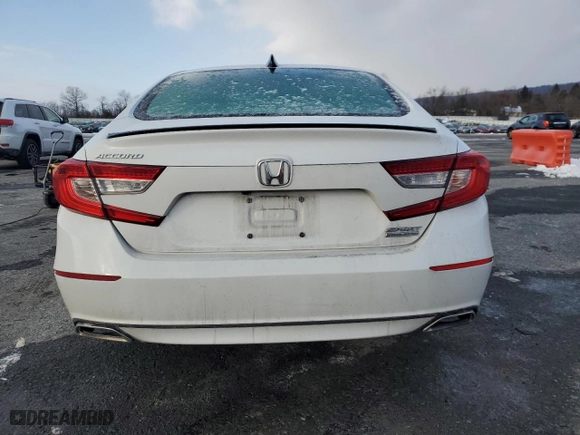 2022 Honda Accord Sedan Sport SE with VIN 1HGCV1F43NA012872, listed as a Copart auction lot 42322965 with 41,617 mi miles and Salvage Title. Bid and sale history available at carsss.com. Image 6.