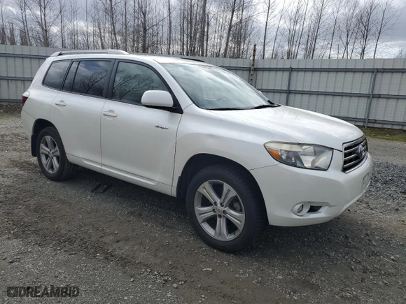 2008 Toyota Highlander Sport with VIN JTEES43A182038408, listed as a Copart auction lot 50149495 with 161,626 mi miles and Salvage Title. Bid and sale history available at carsss.com. Image 4.