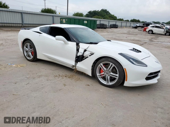 2016 Chevrolet Corvette 2LT with VIN 1G1YD2D70G5107856, listed as a Copart auction lot 58942415 with 83,049 mi miles and Salvage title. Bid and sale history available at DreamBid. Image 4.