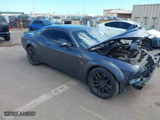 2022 Dodge Challenger R/T Scat Pack with VIN 2C3CDZFJXNH185719, listed as a IAAI auction lot 42002156 with 18,353 mi miles. Bid and sale history available at carsss.com. Image 1.