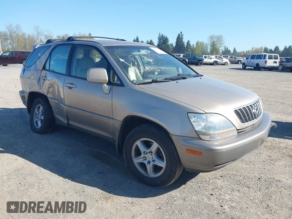 2002 Lexus RX 300 with VIN JTJHF10UX20261307, listed as a IAAI auction lot 42029494 with 1 mi miles. Bid and sale history available at carsss.com. Image 1.