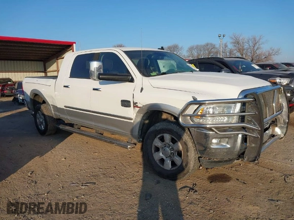 2014 Ram 2500 Longhorn with VIN 3C6UR5PL7EG191298, listed as a IAAI auction lot 40978191 with 156,686 mi miles. Bid and sale history available at carsss.com. Image 1.