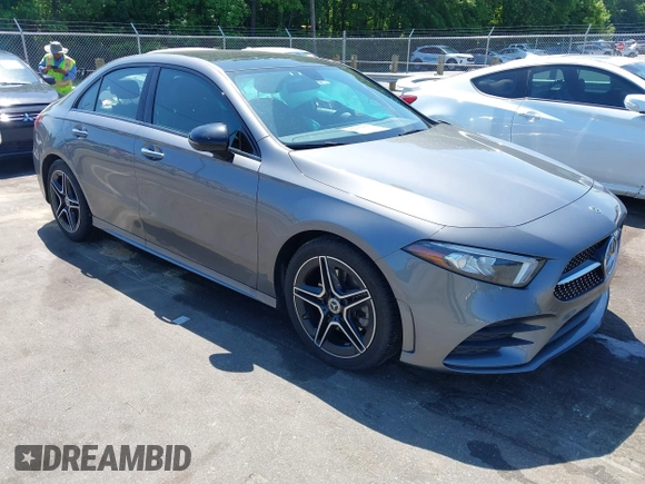 2021 Mercedes-Benz A 220 with VIN W1K3G4FB2MJ310293, listed as a IAAI auction lot 42205413 with 50,365 mi miles and . Bid and sale history available at DreamBid. Image 1.