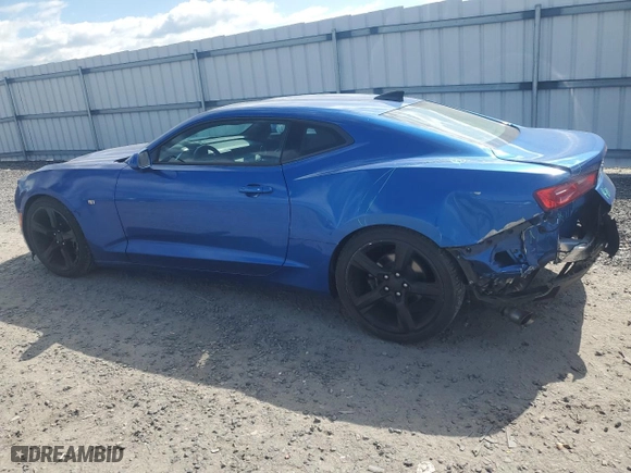 2018 Chevrolet Camaro 1LT with VIN 1G1FB1RS3J0141833, listed as a Copart auction lot 52597595 with 92,029 mi miles and Salvage Title. Bid and sale history available at carsss.com. Image 2.