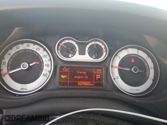 2015 FIAT 500L Urbana Trekking with VIN ZFBCFADH5FZ032273, listed as a Copart auction lot 67446984 with 107,860 mi miles and Salvage Title. Bid and sale history available at carsss.com. Image 9.