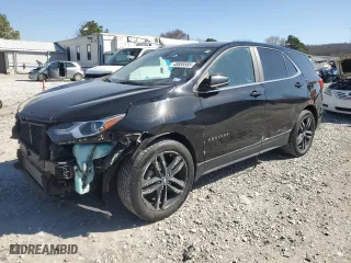 2021 Chevrolet Equinox LT with VIN 3GNAXKEV2ML347118, listed as a Copart auction lot 48855585 with 54,385 mi miles and Salvage Title. Bid and sale history available at carsss.com. Image 1.