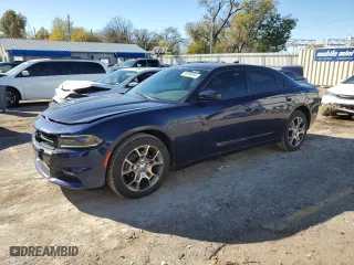 2015 Dodge Charger SXT with VIN 2C3CDXJG4FH929381, listed as a Copart auction lot 80058684 with 105,191 mi miles and Salvage Title. Bid and sale history available at carsss.com. Image 1.