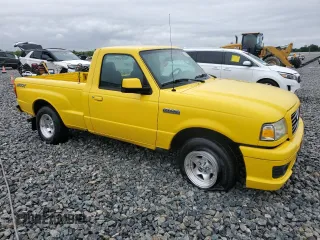 2006 Ford Ranger XL with VIN 1FTYR10U46PA46030, listed as a Copart auction lot 53307885 with 122,484 mi miles and Salvage Title. Bid and sale history available at carsss.com. Image 4.