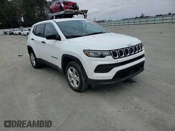 2023 Jeep Compass Sport with VIN 3C4NJDAN2PT511064, listed as a Copart auction lot 85946234 with 30,024 mi miles and Salvage title. Bid and sale history available at DreamBid. Image 11.