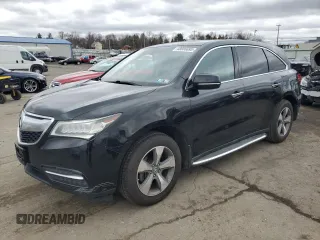 2015 Acura MDX z VIN 5FRYD4H28FB017710, wystawiony jako Copart lot #48606695 z przebiegiem 97 143 mil mil oraz Szkoda całkowita • Salvage title. Historia ofert i sprzedaży dostępna na DreamBid. Obrazek 1.