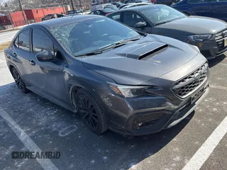 2023 Subaru WRX Premium with VIN JF1VBAF68P9816189, listed as a Copart auction lot 46870305 with 4,500 mi miles and Salvage Title. Bid and sale history available at carsss.com. Image 1.