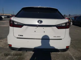2020 Lexus RX with VIN 2T2SZMDA8LC219769, listed as a Copart auction lot 41775365 with 53,006 mi miles and Salvage Title. Bid and sale history available at carsss.com. Image 6.