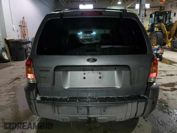 2007 Ford Escape Limited with VIN 1FMYU94127KA08867, listed as a Copart auction lot 43440525 with 160,813 mi miles and Non Repairable. Bid and sale history available at carsss.com. Image 6.