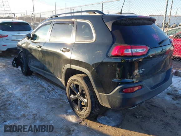2018 Jeep Cherokee Latitude with VIN 1C4PJMCX0JD554158, listed as a IAAI auction lot 41385917 with 98,823 mi miles and . Bid and sale history available at DreamBid. Image 3.
