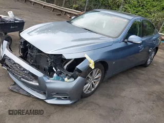 2015 Infiniti Q50 with VIN JN1BV7AR9FM418836, listed as a IAAI auction lot 42181355 with 165,787 mi miles and . Bid and sale history available at DreamBid. Image 2.