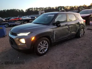 2022 Chevrolet TrailBlazer LS with VIN KL79MMS2XNB015356, listed as a Copart auction lot 41627225 with 75,271 mi miles and Salvage Title. Bid and sale history available at carsss.com. Image 1.