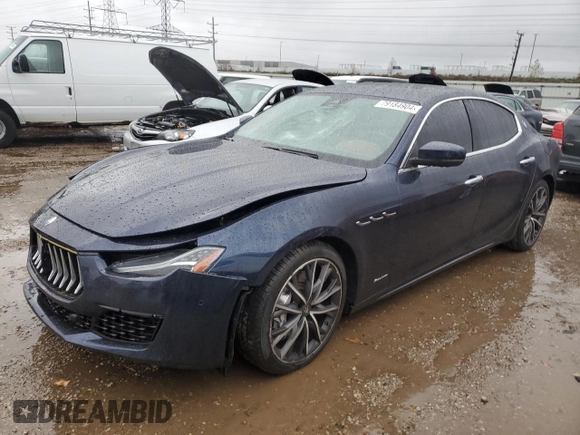 2019 Maserati Ghibli S Q4 GranLusso with VIN ZAM57YTL5K1324320, listed as a Copart auction lot 79184904 with 39,368 mi miles and Salvage Title. Bid and sale history available at carsss.com. Image 1.