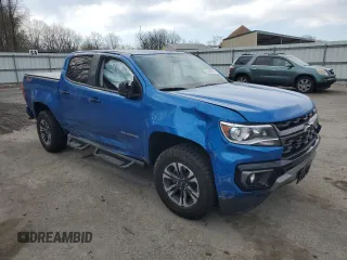 2022 Chevrolet Colorado 4WD Z71 with VIN 1GCGTDEN1N1295581, listed as a Copart auction lot 50105575 with 23,301 mi miles and Salvage Title. Bid and sale history available at carsss.com. Image 4.