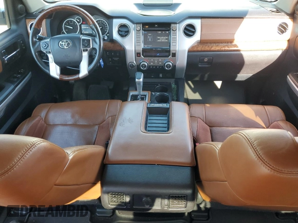 2016 Toyota Tundra 4WD Truck Platinum with VIN 5TFAW5F12GX503160, listed as a Copart auction lot 56631854 with 120,733 mi miles and Salvage Title. Bid and sale history available at carsss.com. Image 8.