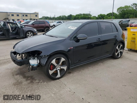 2015 Volkswagen Golf GTI SE with VIN 3VW5T7AU7FM032812, listed as a Copart auction lot 54594495 with 67,789 mi miles and Salvage Title. Bid and sale history available at carsss.com. Image 1.