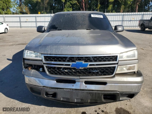 2007 Chevrolet Silverado 1500 Classic LS with VIN 2GCEC13VX71125936, listed as a Copart auction lot 75474924 with 0 mi miles and Salvage Title. Bid and sale history available at carsss.com. Image 5.
