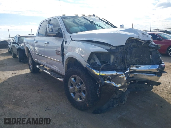 2015 Ram 2500 Laramie with VIN 3C6UR5FL3FG582483, listed as a IAAI auction lot 41307712 with 1 mi miles. Bid and sale history available at carsss.com. Image 1.