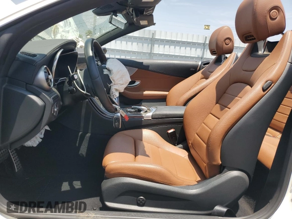 2021 Mercedes-Benz C 300 with VIN W1KWK8DB8MG100428, listed as a Copart auction lot 60537275 with 35,917 mi miles and Salvage title. Bid and sale history available at DreamBid. Image 7.