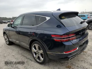 2021 Genesis GV80 Advanced Plus with VIN KMUHCESC1MU037889, listed as a Copart auction lot 37614693 with 7,078 mi miles and . Bid and sale history available at DreamBid. Image 2.
