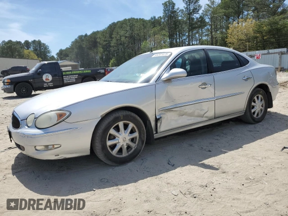 2005 Buick LaCrosse CXL z VIN 2G4WD562551274550, wystawiony jako Copart lot #55207475 z przebiegiem 65 364 mil mil oraz Szkody całkowita. Historia ofert i sprzedaży dostępna na DreamBid. Obrazek 1.