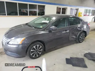 2013 Nissan Sentra FE+ S with VIN 3N1AB7AP5DL657102, listed as a Copart auction lot 54579015 with 122,419 mi miles and Salvage Title. Bid and sale history available at DreamBid. Image 1.